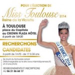 Recherche Candidates – Election Miss Toulouse 2014.