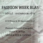 Fashion Week Blanc, le 30 Septembre 2017 à Paris.