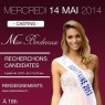Casting le 14 Mai 2014 : Candidates recherchées pour l’élection Miss Bordeaux 2014.
